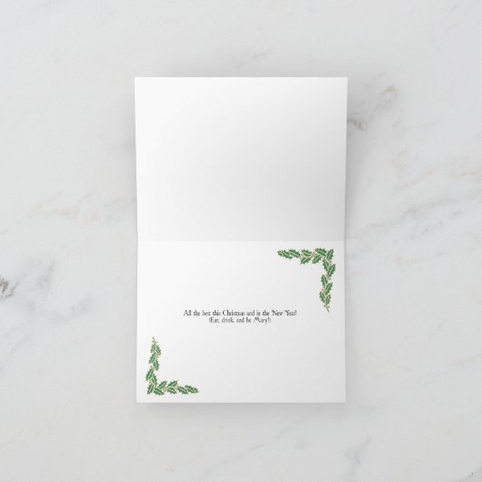 「あなた自身が小さなクリスマスのメアリーを持って」カード シーズンカード (内部)