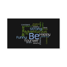 あなた自身が感動的な単語の雲あって下さい