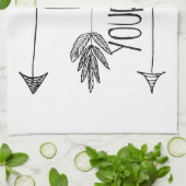 あなた自身が矢あって下さい キッチンタオル (折り畳み)