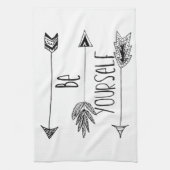 あなた自身が矢あって下さい キッチンタオル (縦)