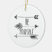 あなた自身が矢あって下さい セラミックオーナメント (左)