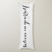 あなた自身でやる気を起こさせるなパーソナライズ信じて下さい ボディピロー (正面縦)