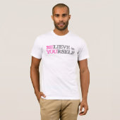 あなた自身で信じて下さい-あります Tシャツ (正面フル)