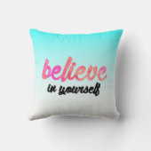 あなた自身で信じて下さい クッション (裏面)