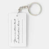 あなた自身で信じて下さい-刺激の引用文のミームあります キーホルダー (裏面)