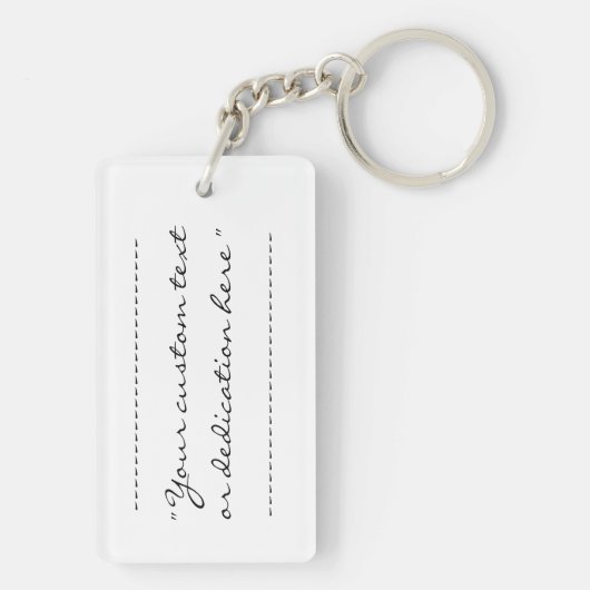 あなた自身で信じて下さい-刺激の引用文のミームあります キーホルダー (裏面)