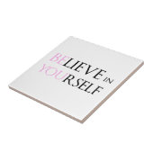 あなた自身で信じて下さい-刺激の引用文のミームあります タイル (側面)