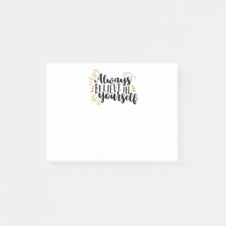 あなた自身で常に信じて下さい ポストイット