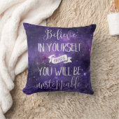 あなた自身で引用文を信じて下さい クッション (ブランケット)