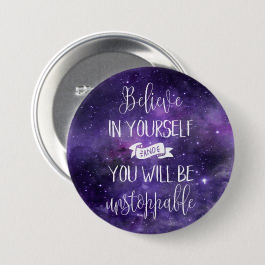 あなた自身で引用文を信じて下さい 缶バッジ (正面&裏面)