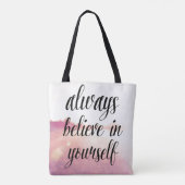 あなた自身で2つを常に信じて下さい トートバッグ (裏面)