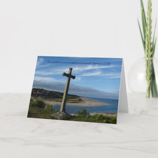 "あなた自身として愛しますあなたの隣人を" カード (正面)