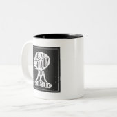 あなた自身と調和してあって下さい ツートーンマグカップ (正面左)