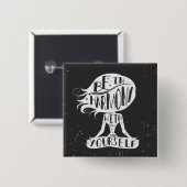 あなた自身と調和してあって下さい 缶バッジ (正面&裏面)