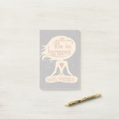 あなた自身と調和して2でであって下さい ポストイット (デスク上)