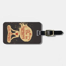 あなた自身と調和して2でであって下さい ラゲッジタグ