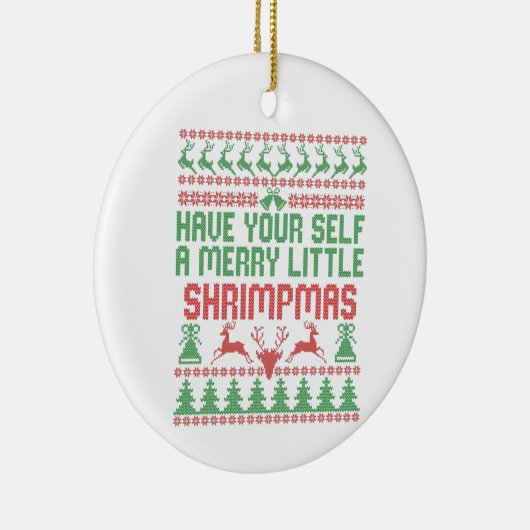 あなた自身に少しメリーのクリスマスを過ごす セラミックオーナメント (右)