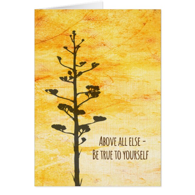 あなた自身に本当があって下さい (正面)