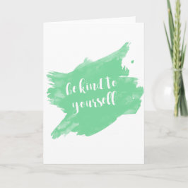 あなた自身に親切が水彩画あって下さい カード