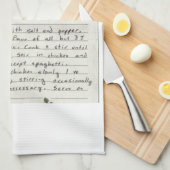 あなた自身のお気に入りのなレシピの祖母のお母さんのカスタムを加えて下さい キッチンタオル (四つ折り)