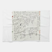 あなた自身のお気に入りのなレシピの祖母のお母さんのカスタムを加えて下さい キッチンタオル (横)