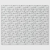 あなた自身のかわいい顔を着色して下さい ラッピングペーパー (フラット)