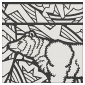 あなた自身のぬり絵帳の繰り返しパターンを動物着色して下さい ファブリック (クローズアップ)