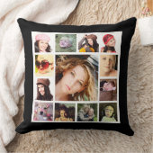 あなた自身のはっきりしたな写真のコラージュを作って下さい クッション (ブランケット)