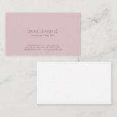 あなた自身のはっきりしたモダンでエレガントなデザインを作成して下さい 名刺 (正面/裏面)