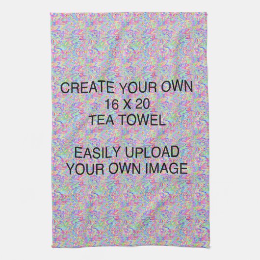 あなた自身のふきんを作成して下さい キッチンタオル (縦)