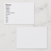 あなた自身のぽっちゃりした、3.5" x 2.5"、100パックBusi設計して下さい 名刺 (正面/裏面)