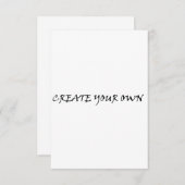 あなた自身のものを作りなさい サンキューカード (正面/裏面)