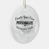 あなた自身のものを作りなさい セラミックオーナメント (右)