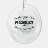 あなた自身のものを作りなさい セラミックオーナメント (左)