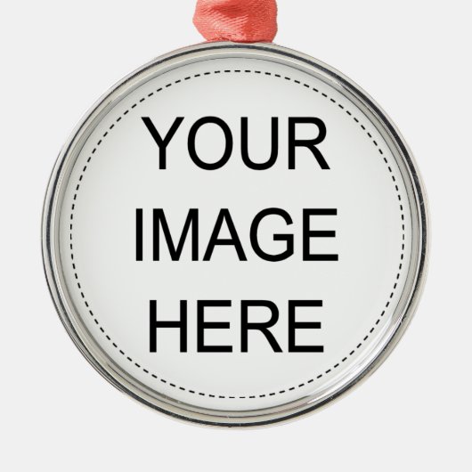 あなた自身のイメージを加えて下さい メタルオーナメント (正面)