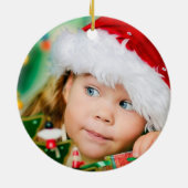 あなた自身のイメージ-カスタムなイメージのオーナメント--を加えて下さい セラミックオーナメント (裏面)