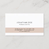 あなた自身のエレガントでモダンでシンプルなテンプレートを作成して下さい 名刺 (正面)