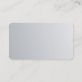 あなた自身のエレガントでモダンな真珠の終わりの贅沢を作成して下さい 名刺 (裏面)