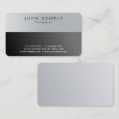 あなた自身のエレガントでモダンな真珠の終わりの贅沢を作成して下さい 名刺 (正面/裏面)