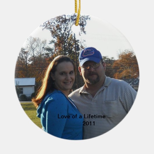 あなた自身のオーナメントを作って下さい セラミックオーナメント (正面)