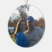 あなた自身のオーナメントを作って下さい セラミックオーナメント (左)