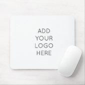 あなた自身のカスタムでパーソナライズなロゴのイメージを設計して下さい マウスパッド (マウス)