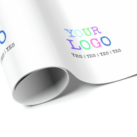 あなた自身のカスタムでパーソナライズなロゴを設計して下さい ラッピングペーパー (ロールコーナー)