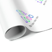 あなた自身のカスタムでパーソナライズなロゴを設計して下さい ラッピングペーパー (ロールコーナー)