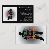 あなた自身のカスタムでパーソナライズな写真を作成して下さい 名刺 (正面/裏面)