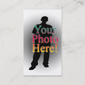 あなた自身のカスタムでパーソナライズな写真を作成して下さい 名刺 (裏面)