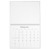 あなた自身のカスタムで大きく巨大なカレンダーを作って下さい カレンダー (2月 2027)