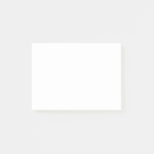 あなた自身のカスタムで小さい4つx 3つの後it®ノートを作って下さい ポストイット (正面)