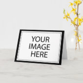 あなた自身のカスタムなギフト-ブランク--を設計して下さい カード (黄色い花)