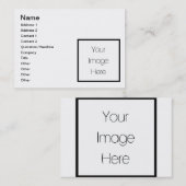 あなた自身のカスタムなギフト-ブランク--を設計して下さい 名刺 (正面/裏面)